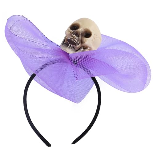Totenkopf-Stirnbänder für Frauen, Halloween-Haarbänder für Mädchen | Bow-Mesh-Haarband, Horror-Stirnband, Halloween-Kostüm-Zubehör, Spinnen und Totenköpfe für Totenkopf-Stirnbänder für Frauen, Halloween-Haarbänder für Mädchen | Bow-Mesh-Haarband, Horror-Stirnband, Halloween-Kostüm-Zubehör, Spinnen und Totenköpfe für von Whnbuij