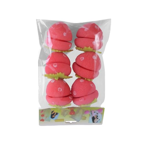 Walzen Haare Curlers, Haare Curlers, Lange Haarwalze ohne, Set von 6 weichen schlafenden Lockenwerkzeugen, tragbarer Friseur - -Locken für Frauen Mädchen von Whnbuij