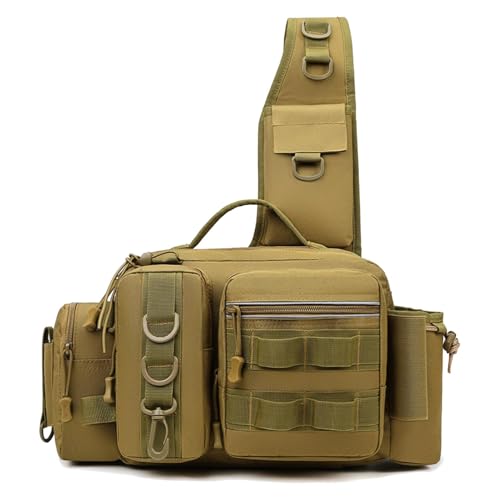 Whnbuij Angelrucksack – Leichter Angelrucksack – Multifunktionale Angeltasche, leichte Schultertasche, Aufbewahrungstasche für Angelausrüstung, Refer to Description von Whnbuij