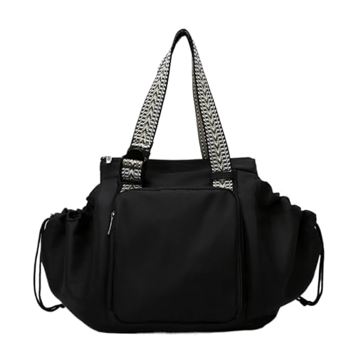 Whnbuij Cradle Tote Travel – Multi-Pockets Organizer Shoulder Backpack with Handles | Shoulder Large Capacity Tote for Women, Mom, Students, Nurses, Schwarz, Refer to description von Whnbuij