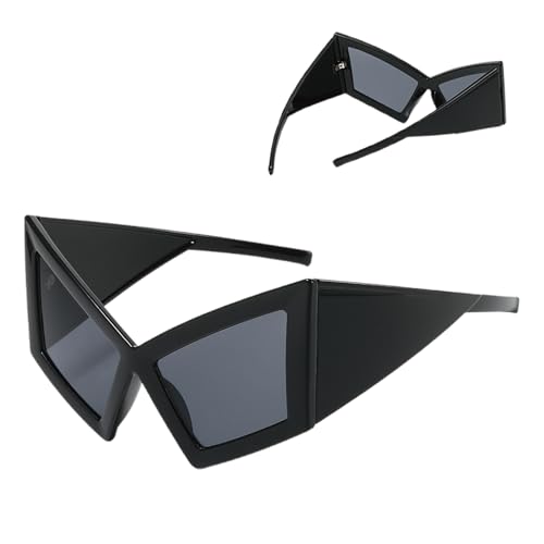 Whnbuij Fantasiebrille – Sonnenbrille für Damen, Katzenaugenform, modisches Accessoire Hip Hop, für übergroße Rahmen, modisch und neu, Schwarz , Se référer au descriptif Whnbuij Fantasiebrille – Sonnenbrille für Damen, Katzenaugenform, modisches Accessoire Hip Hop, für übergroße Rahmen, modisch und neu, Schwarz , Se référer au descriptif von Whnbuij