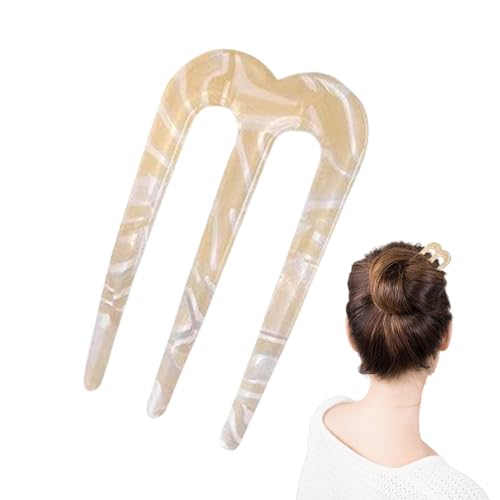 Whnbuij Französische Nadel für dünnes Haar | Mädchen dekorative Gabeln - dekorative Frauen Haarnadel Gabel Zubehör, perfekt für langes und dickes Haar von Whnbuij