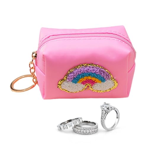 Whnbuij Geldbörse für Damen, Geldbörse für Damen - Geldbörse mit besticktem Muster, Geldbörse, Schlüssel, Schmuck, Pillendose für Frauen, Frauen, Rosa X Regenbogen, riferimento alla descrizione Whnbuij Geldbörse für Damen, Geldbörse für Damen - Geldbörse mit besticktem Muster, Geldbörse, Schlüssel, Schmuck, Pillendose für Frauen, Frauen, Rosa X Regenbogen, riferimento alla descrizione von Whnbuij