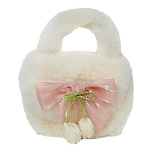 Whnbuij Plüsch-Tragetasche, modische pelzige Tragetasche, Winter-Tragetasche, Damen-Plüschtasche, stilvolle Tragetasche für Damen und Mädchen Whnbuij Plüsch-Tragetasche, modische pelzige Tragetasche, Winter-Tragetasche, Damen-Plüschtasche, stilvolle Tragetasche für Damen und Mädchen von Whnbuij