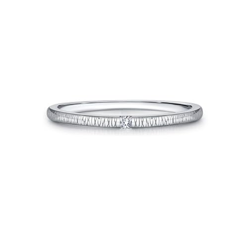 Sterling Silber Ring 925 Damen, Hochzeitsringe Verlobungsringe Zart mit Zirkonia für Frauen Größe 57 (18.1) von Whoiy