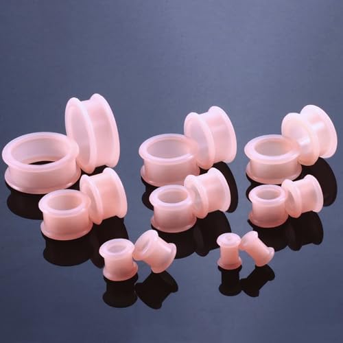 Whoiy Silikon Hautfarbe Ohrringe Tunnel 25mm 2er Double Flared Flexibel, Männer Frauen Ohr Tunnel Plug Piercing Schmuck Whoiy Silikon Hautfarbe Ohrringe Tunnel 25mm 2er Double Flared Flexibel, Männer Frauen Ohr Tunnel Plug Piercing Schmuck von Whoiy