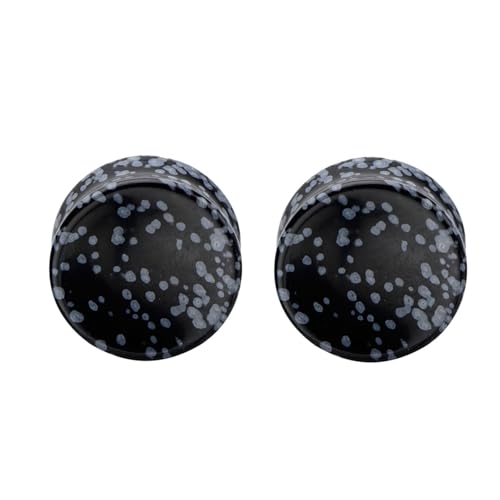 Whoiy Stein Schwarz Ohr Plug Flesh Tunnel Piercing 6mm 2 Stück Double Flared, Frauen Männer Ear Ohr Plug Stretcher Expander Piercing Whoiy Stein Schwarz Ohr Plug Flesh Tunnel Piercing 6mm 2 Stück Double Flared, Frauen Männer Ear Ohr Plug Stretcher Expander Piercing von Whoiy