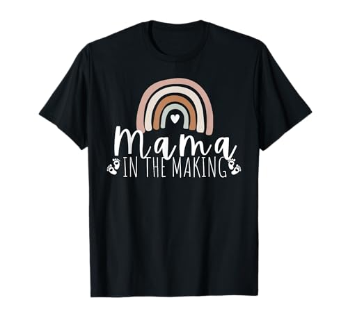 Mama steht vor der Regenbogenschwangerschaft und zeigt, wie die Baby-Mama aussehen wird T-Shirt Mama steht vor der Regenbogenschwangerschaft und zeigt, wie die Baby-Mama aussehen wird T-Shirt von Whole Lot Of Love