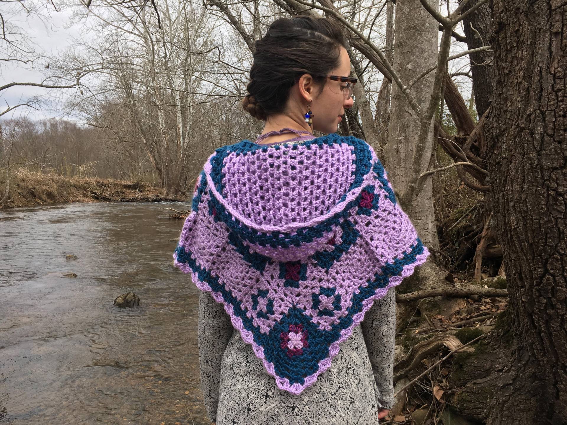 Häkeln Umhang Mit Kapuze Häkeln Umhang Mit Kapuze von WholeKnottaLove