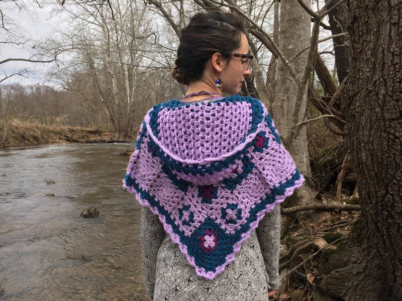 Häkeln Umhang Mit Kapuze von WholeKnottaLove