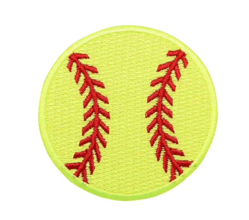 2 " - Softball Neon Gelb Bestickter Aufnäher Zum Aufbügeln 2 " - Softball Neon Gelb Bestickter Aufnäher Zum Aufbügeln von WholesaleApplique