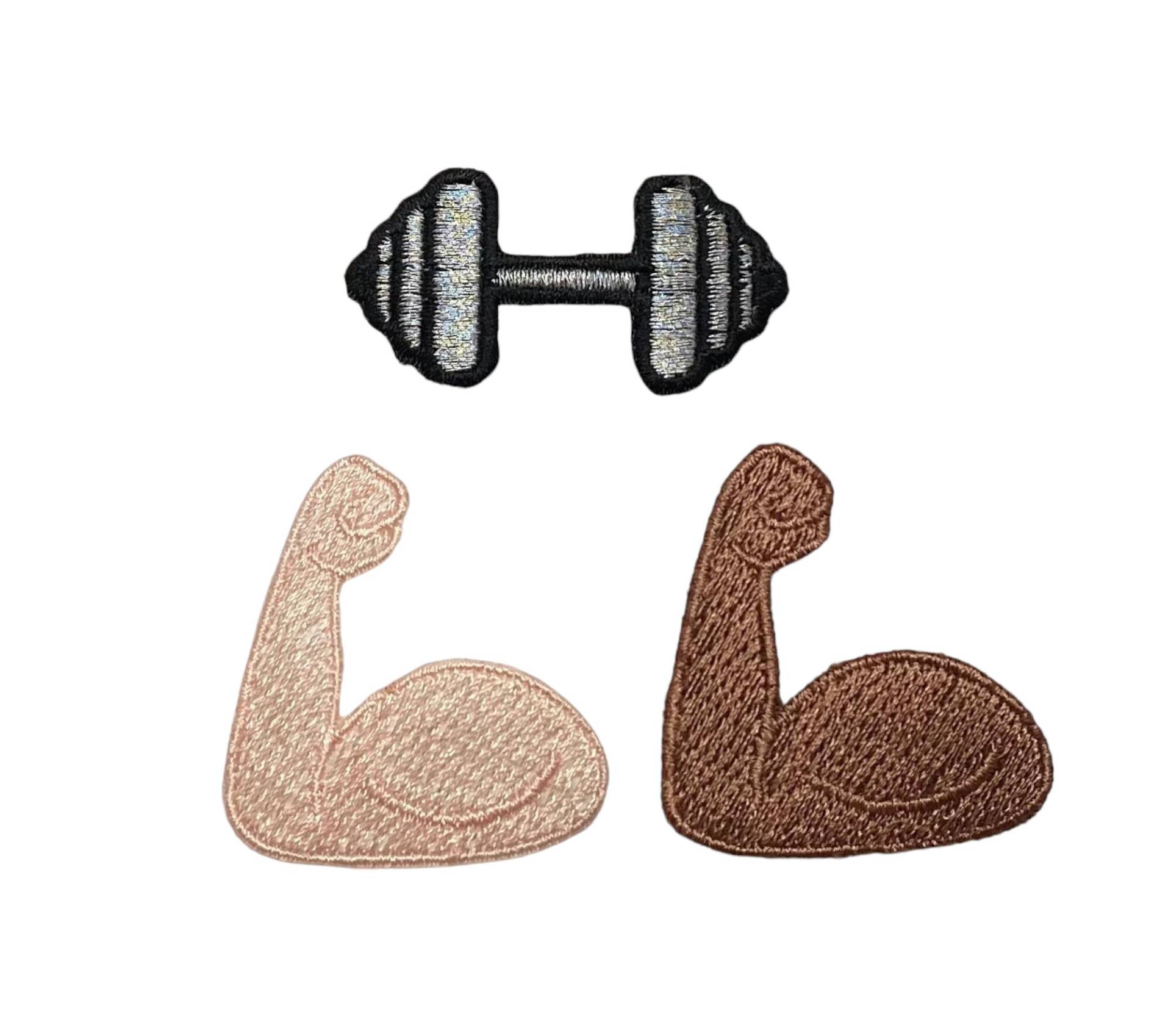Angewinkelter Arm & Hantel Aufnäher Gesticktes Bizeps Muskel Design Für Fitness-Enthusiasten Angewinkelter Arm & Hantel Aufnäher Gesticktes Bizeps Muskel Design Für Fitness-Enthusiasten von WholesaleApplique
