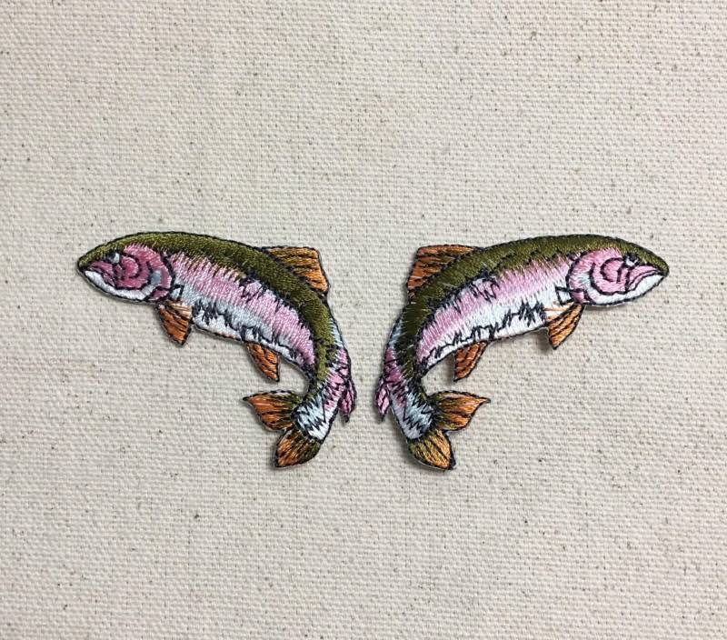Naturfisch - Regenbogenforelle Mit Blick Nach Links Oder Rechts Applikation Zum Aufbügeln 696816 Naturfisch - Regenbogenforelle Mit Blick Nach Links Oder Rechts Applikation Zum Aufbügeln 696816 von WholesaleApplique