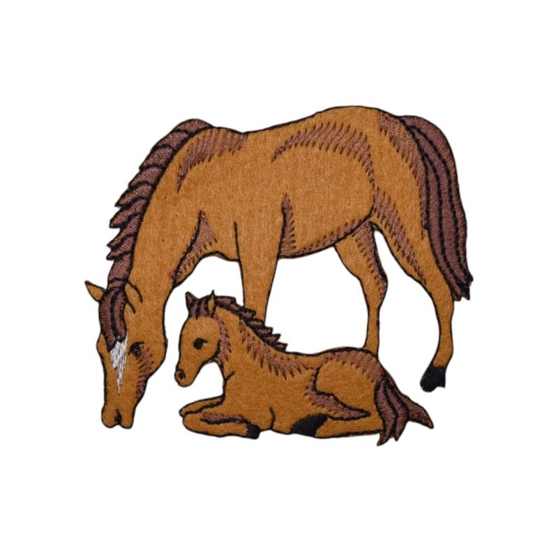Zwei Pferde - Mutter Und Colt Baby Applikation Aufnäher Aus Filz 693718-A Zwei Pferde - Mutter Und Colt Baby Applikation Aufnäher Aus Filz 693718-A von WholesaleApplique
