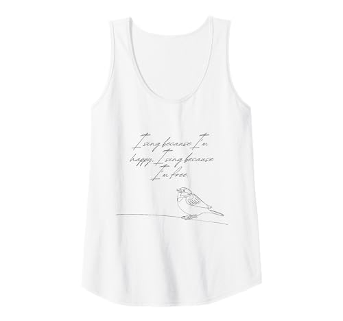 Damen Ich Singe Weil ich glücklich Bin Ich Singe Weil ich Free Sparrow Bin Tank Top Damen Ich Singe Weil ich glücklich Bin Ich Singe Weil ich Free Sparrow Bin Tank Top von WholesomePrints