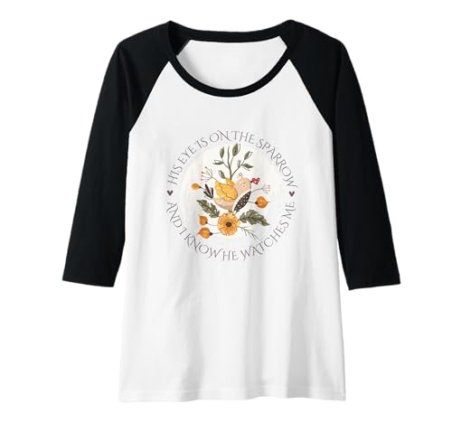 Damen Sein Auge ist auf den Sparrow Boho gerichtet Raglan Damen Sein Auge ist auf den Sparrow Boho gerichtet Raglan von WholesomePrints