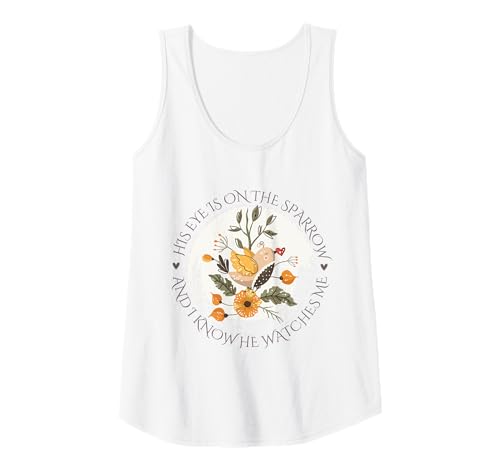 Damen Sein Auge ist auf den Sparrow Boho gerichtet Tank Top Damen Sein Auge ist auf den Sparrow Boho gerichtet Tank Top von WholesomePrints
