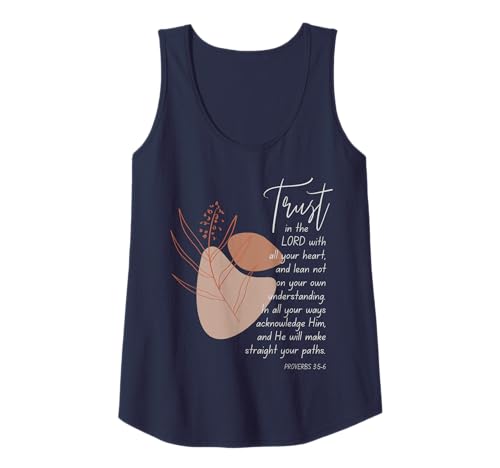 Damen Sprüche 3:5-6 Trust In Lord Scripture With All Your Heart Tank Top Damen Sprüche 3:5-6 Trust In Lord Scripture With All Your Heart Tank Top von WholesomePrints