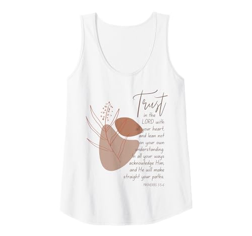 Damen Sprüche 3:5-6 Trust In Lord Scripture With All Your Heart Tank Top Damen Sprüche 3:5-6 Trust In Lord Scripture With All Your Heart Tank Top von WholesomePrints