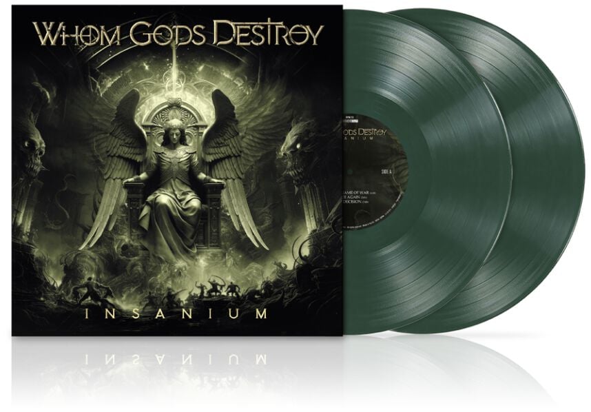 Insanium von Whom Gods Destroy - 2-LP (Coloured, Limited Edition, Standard) von Whom Gods Destroy