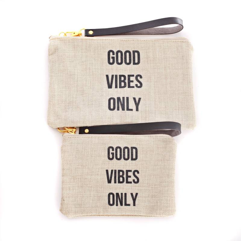 Good Vibes Only Clutch Good Vibes Only Clutch von Whowillyouinspire