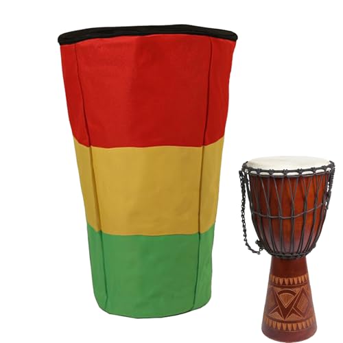 Whrcy Afrikanische Trommeltasche | wasserdichte Schultertasche Aus Oxford-Stoff Für Afrikanische Trommeln,Tragebeutel Für Musikinstrumente Doppelschichtig Für Musiker Und Darsteller von Whrcy
