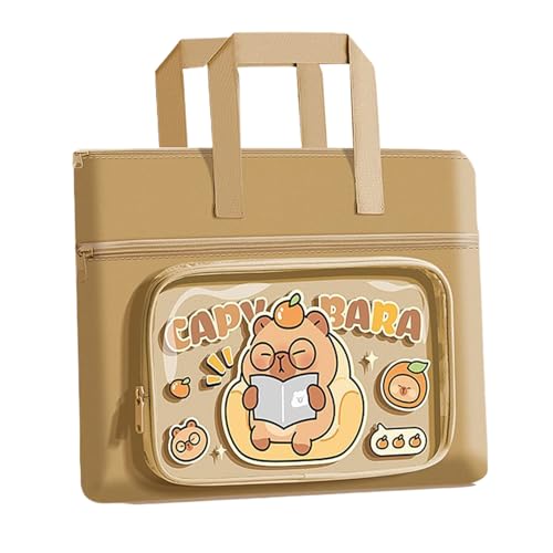 Whrcy Bibliotheks Büchertasche - Cartoon-Schreibwaren-Beutel | Wasserdichte Schultasche Mit Reißverschluss Für Schule Reise Wochenende Picknick Whrcy Bibliotheks Büchertasche - Cartoon-Schreibwaren-Beutel | Wasserdichte Schultasche Mit Reißverschluss Für Schule Reise Wochenende Picknick von Whrcy