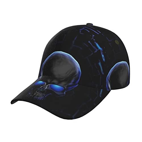 Whuanlo Süße Lama Baseball Cap Verstellbar Trucker Hut Sonnenhut Outdoor Hut Kappe Unisex, totenköpfe, One size von Whuanlo