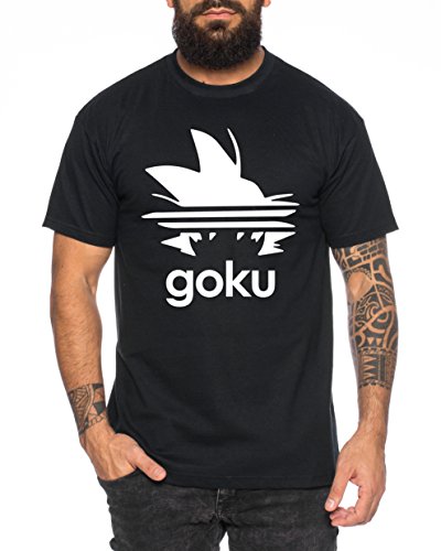 Adi Goku Herren T-Shirt Dragon Master Son Ball Vegeta Turtle Roshi Db, Farbe:Schwarz;Größe:S von WhyKiki