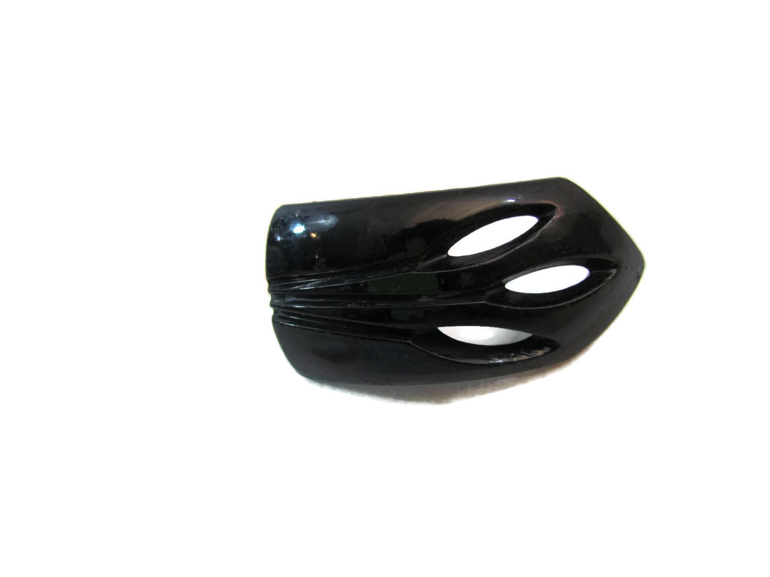 Bakelit Schuh Clip Schmuck Art-Deco-Schal Kleid Schal Halter 1930Er Jahren Frühen Kunststoff Catalin Fell Bakelit-Schmuck von WhyWeLoveThePast