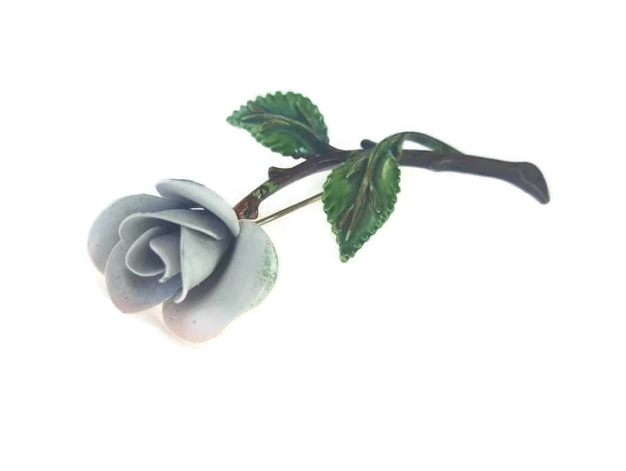 Pasetelli Blume Brosche Vintage-Schmuck, Blaue Rose Antik Schmuck, Anstecknadeln, Geschenke Für Frauen, Blumenschmuck Pasetelli Blume Brosche Vintage-Schmuck, Blaue Rose Antik Schmuck, Anstecknadeln, Geschenke Für Frauen, Blumenschmuck von WhyWeLoveThePast