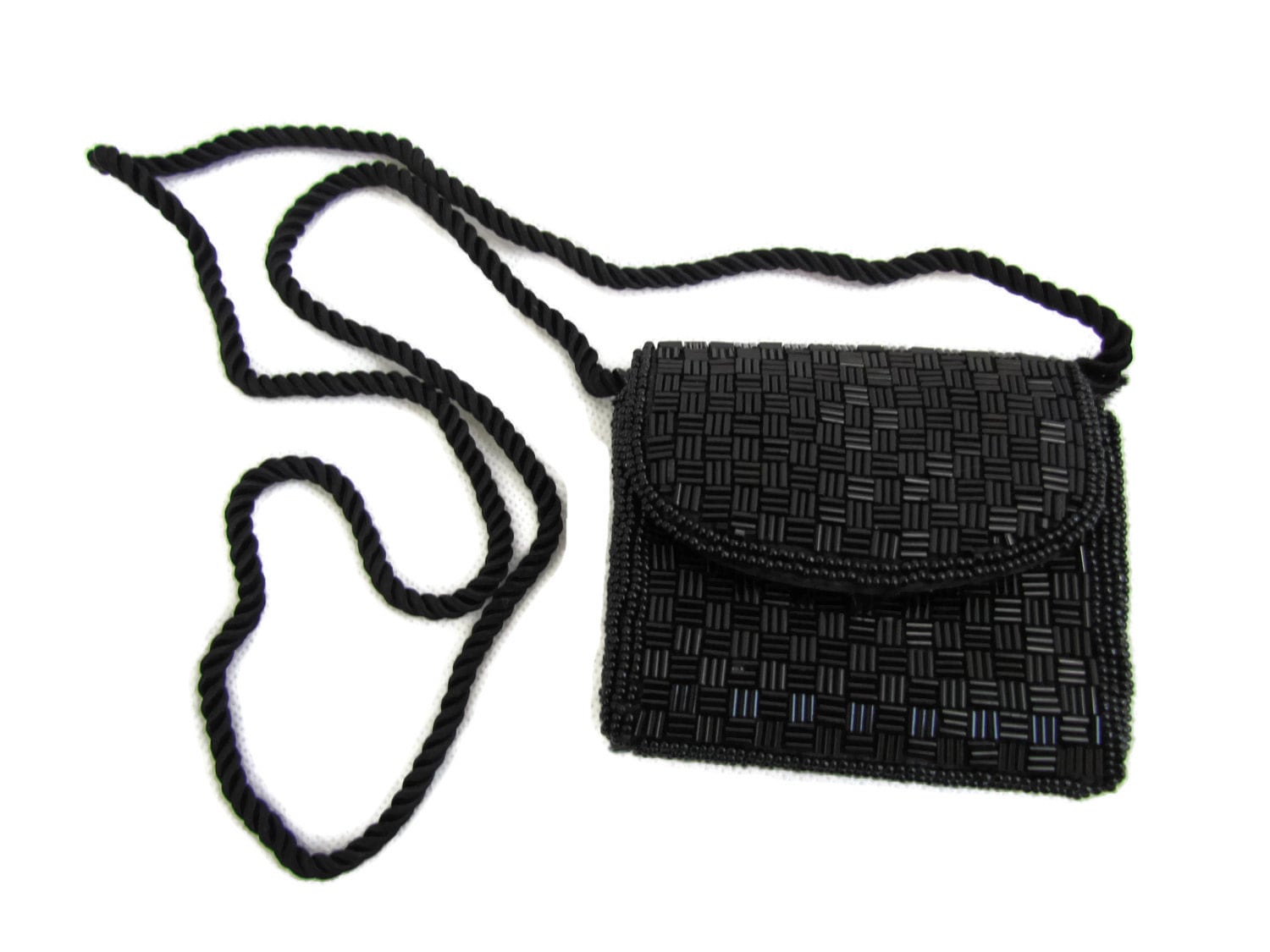 Schwarze Perlen Abendtasche, Abendtaschen Und Clutchs, Abendtasche Geldbörse, Mit Griff, Schulterriemen Schwarze Perlen Abendtasche, Abendtaschen Und Clutchs, Abendtasche Geldbörse, Mit Griff, Schulterriemen von WhyWeLoveThePast