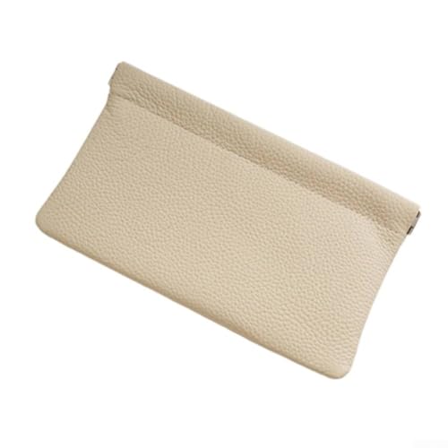 Whychstore Stilvolle lange Geldbörse mit Automatikverschluss, PU-Leder, für den täglichen Gebrauch und Reisezubehör, grau von Whychstore