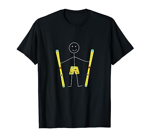 Lustige Herren Skifahrer Junge Skifahrer T-Shirt von Whyitsme Design