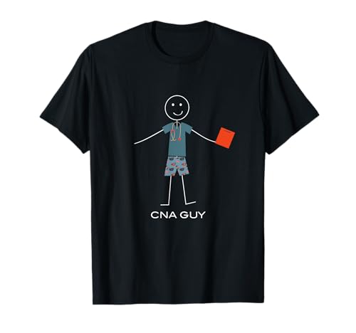 Lustiger CNA Guy zertifizierter Pflegeassistent für Herren T-Shirt von Whyitsme Design