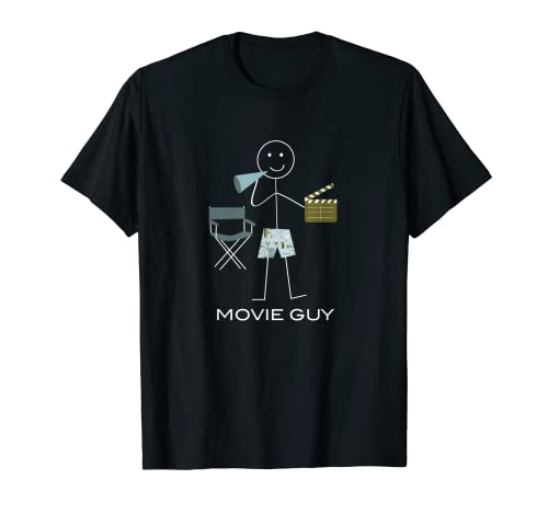Lustiger Herren-Film-Kerl, Filme machen T-Shirt von Whyitsme Design