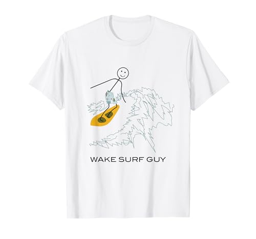 Lustiger Herren Wake Surf Guy Boys Wake Surfer T-Shirt Lustiger Herren Wake Surf Guy Boys Wake Surfer T-Shirt von Whyitsme Design