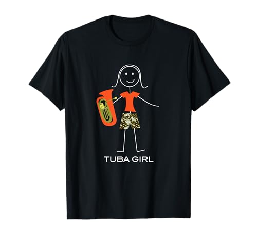Lustiger Tuba-Mädchen für Damen T-Shirt von Whyitsme Design
