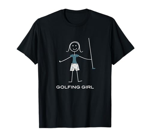 Lustiges Damen-Golf-Design, Mädchen, Golfer T-Shirt von Whyitsme Design
