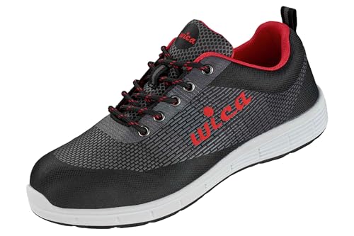 Wica S1P *POLLINO* Halbschuhe Arbeitsschuhe in Übergrößen Mehrfarbig 31556 große Unisexschuhe, Größe:46 von WiCa