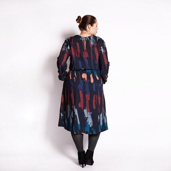 WiDDA berlin Elegantes Kleid SPLASH aus TENCEL mit grafischem Muster von WiDDA berlin