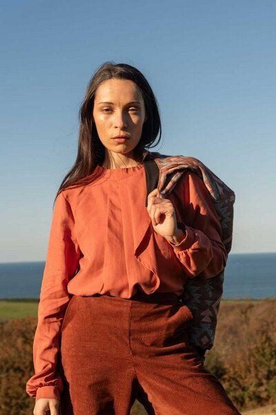 WiDDA berlin FRANS Bluse mit Volants aus TENCEL® von WiDDA berlin