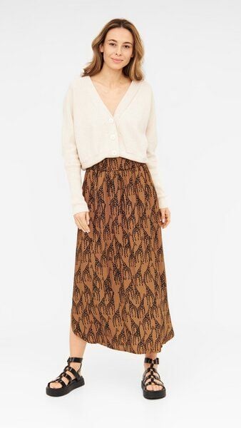 WiDDA berlin Gemusterter Midirock mit Giraffen Print aus ECOVERO von WiDDA berlin