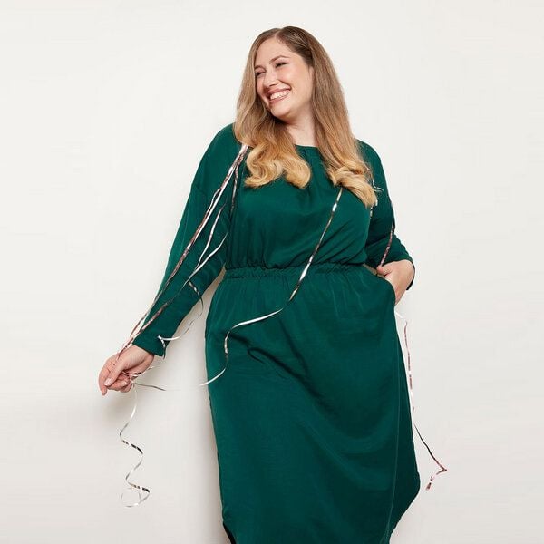 WiDDA berlin HANKA Kleid in Waldgrün aus TENCEL® Lyocell von WiDDA berlin