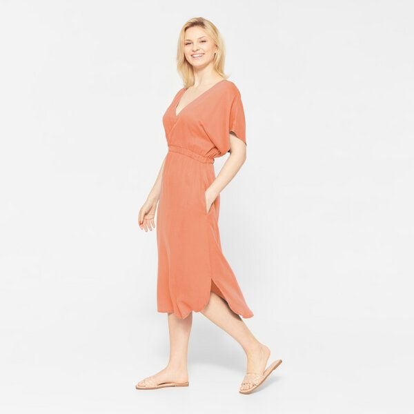 WiDDA berlin KIMONO Kleid in Aqua, Terra oder Maisgelb - aus Lyocell TENCEL von WiDDA berlin