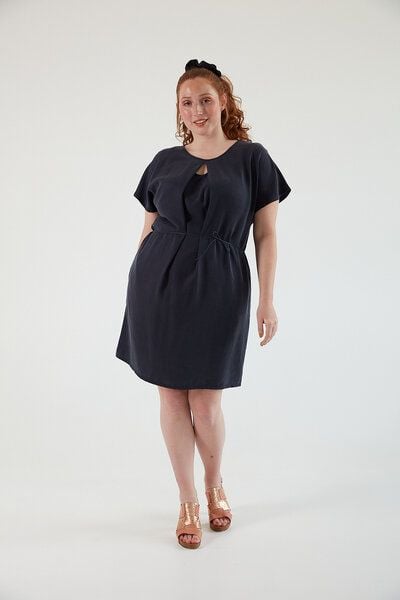 WiDDA berlin Kleid Soul Explosion in Dunkelblau in zwei Längen von WiDDA berlin