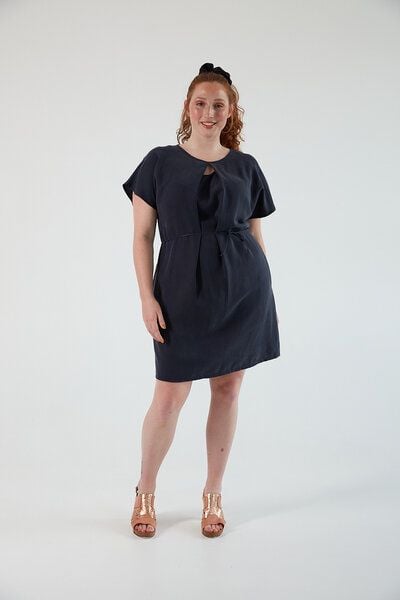 WiDDA berlin Kleid Soul Explosion in Dunkelblau in zwei Längen von WiDDA berlin