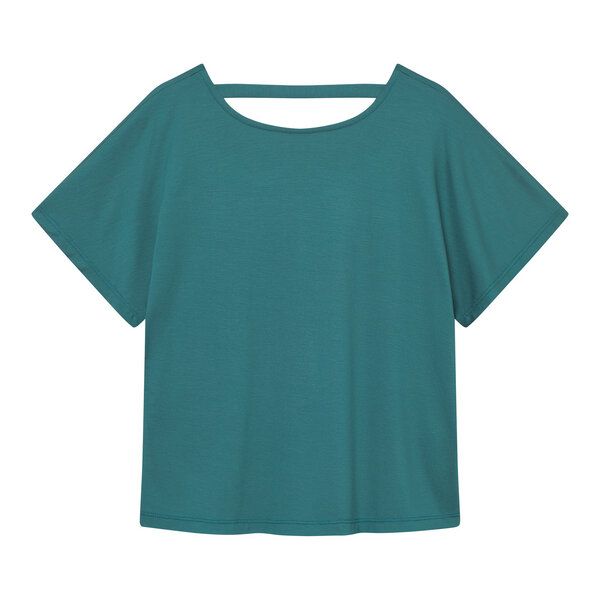 WiDDA berlin Rückenfreies Shirt FARI Petrol aus TENCEL® Modal Jersey von WiDDA berlin
