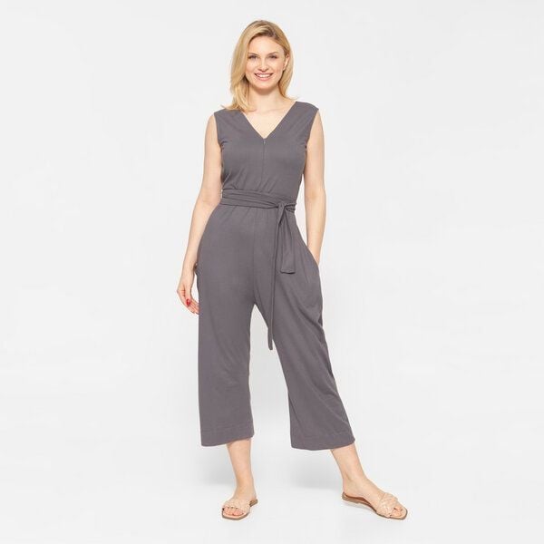 WiDDA berlin grauer Overall JENIBAS aus Bio-Baumwoll Jersey von WiDDA berlin