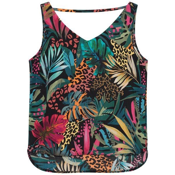 WiDDA berlin Ärmellose Bluse VAU Tropic Print von WiDDA berlin